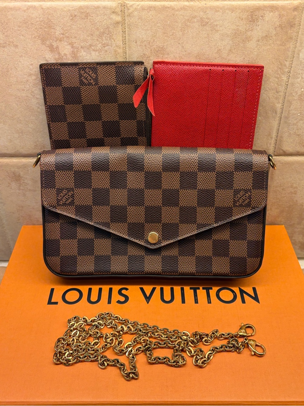 Louis Vuitton Damier Felicie Pochette and Inserts!!!